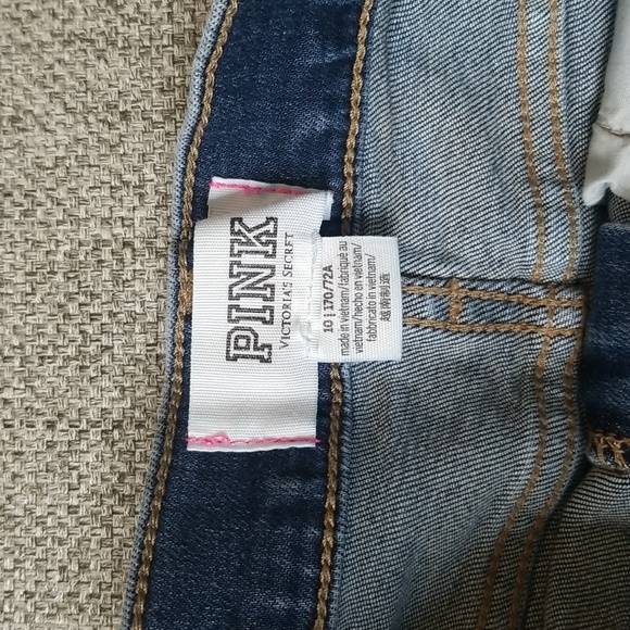 PINK by Victoria's Secret High Rise Denim shorts Size 10 - Picture 5 of 8